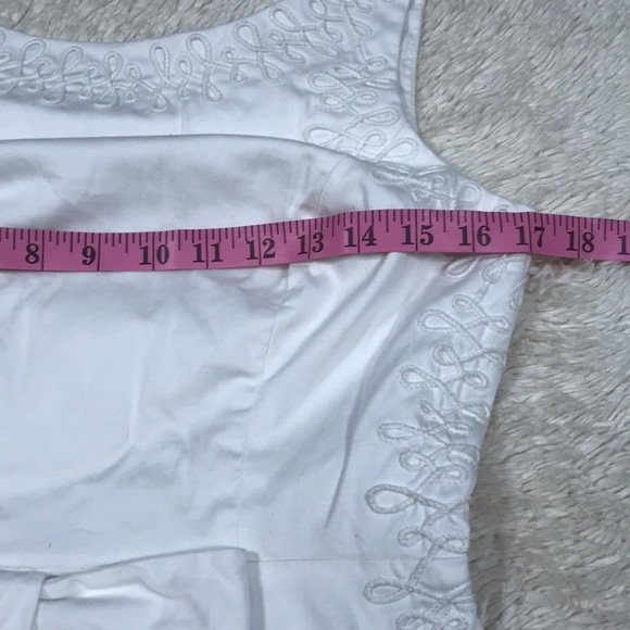 Lilly Pulitzer Classic White Sheath Bow Dress 6 - Picture 7 of 9